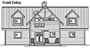 Buckthorn model - front elevation