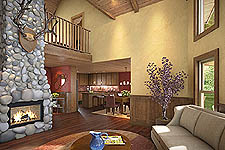 Buckthorn - Great Room, Fireplace, Loft, Kitchen, Dining Area