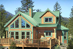 Foxtail Model - Larger floor plan, covered entry decks