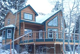 Foxtail - optional "prow" windows in Great Room, basement