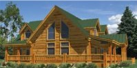 Cabin Kit plan custom design - slab log siding
