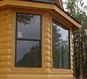 Foxtail model with Ponderosa Pine log siding