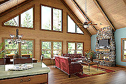 Paint Brush Interior - Optional beams, paneling, wood floors