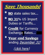 Savings on 2018 prices through December 13st